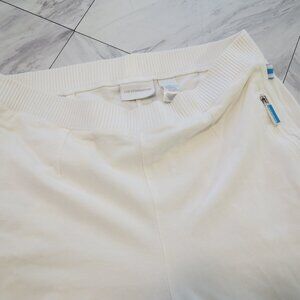 Liz Claiborne Casual Jogger Pants, Snow White, M.